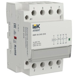 Контактор модульный KMR 40А 230В AC 2НО 2НЗ ARMAT IEK AR-KMR10-040-22-230