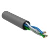 Кабель витая пара U/UTP кат.5E 2PR 24 AWG PVC 1м сер. РФ (уп.305м) GENERICA BC1-C5E02-111-305-R-G