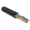 Кабель витая пара U/UTP кат.5E 4PR 24 AWG LDPE 1м черн. РФ (уп.305м) GENERICA BC3-C5E04-139-305-R-G