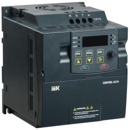 Преобразователь частоты CONTROL-A310 380В 3ф 0.75кВт 2.3А IEK CNT-A310D33V0075TEZ