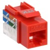 Модуль Keystone Jack кат.5E UTP 110 IDC 90град. красн. ITK CS1-1C5EU-11-04