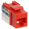 Модуль Keystone Jack кат.6A UTP 110 IDC 90град. красн. ITK CS1-1C6AU-11-04