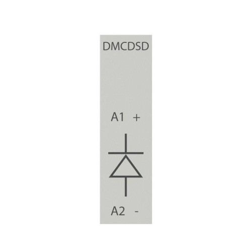 Ограничитель перенапряжений для миниконтакторов DMC и реле DCR с диодом 12-600VDC YON DMCDSD600