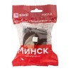 Розетка компьютерная 1-м ОП Минск RJ45 1А 120В темн. дерево EKF EGK01-035-40