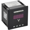 Вольтметр цифровой щитовой 1ф DO RS-485 96х96 LED GENERICA IDV21-5-1-3-LED-G