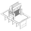 Секция фланцевая Тип2 630А Al 3L+N+PER НК IP55 тран. IEK LB-0630A4-25-F-F2