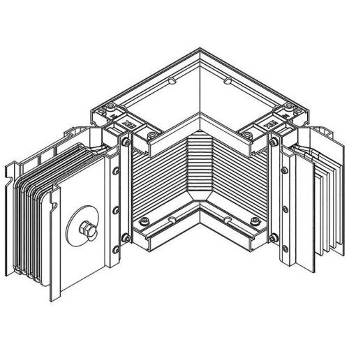 Секция угловая прав. 630А Al 3L+N+PER IP55 тран. IEK LB-0630A4-35-F-LR