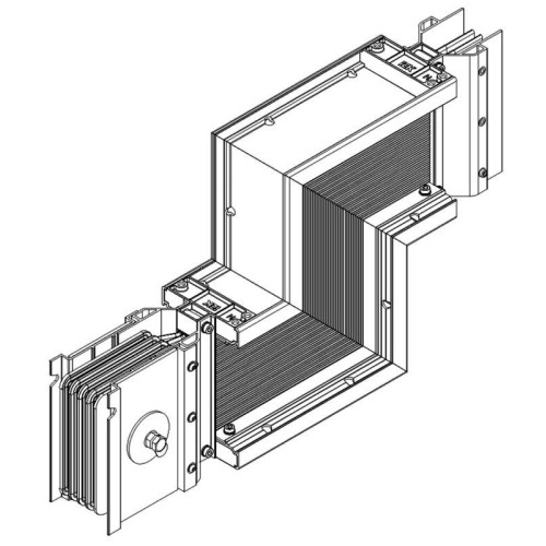 Секция Z вверх н/1 5000А Al 3L+N+PER НК IP55 тран. IEK LB-5000A4-25-F-ZUE