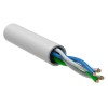 Кабель витая пара U/UTP кат.5E 2х2х24AWG solid LSZH бел. (500м) (м) ITK LC1-C5E02-128