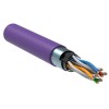 Кабель витая пара F/UTP кат.6 4х2х23AWG solid LSZH фиолет. (уп.305м) ITK LC1-C604-326