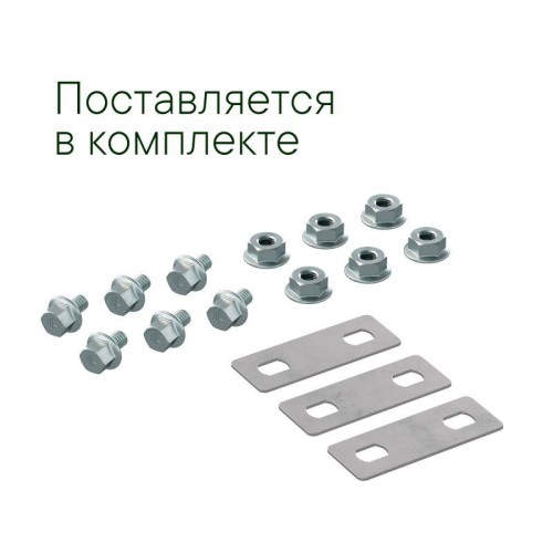 Крышка на Ответвитель Т осн.300 R=300мм в компл. с крепежн. элемент. и соединения пластинами цинк-ламель DKC LK0303KZL