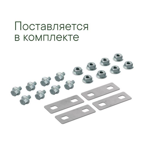 Крышка на ответвитель X-образ. осн.600 R=300мм в компл. с крепежн. элемент. и соединения пластинами цинк-ламель DKC LK6003KZL