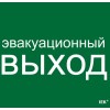 Этикетка самоклеящаяся 310х280мм "Эвакуационный выход" IEK LPC10-1-31-28-EVV