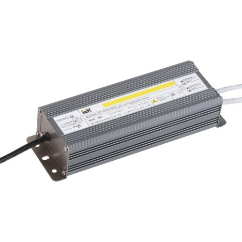 Драйвер LED ИПСН-PRO 5050 100Вт 12В блок-шнуры IP67 IEK LSP1-100-12-67-33-PRO