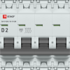 Выключатель автоматический модульный 4п D 2А 6кА ВА 47-63N PROxima EKF M636402D