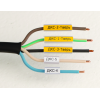 Маркировка для провода гибкая для трубочек 4х10мм желт. (уп.4900шт) DKC NUTFL10Y