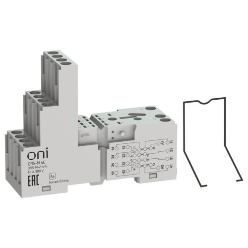 Розетка трехъярусная ORS-M для реле ORM 2C ONI ORS-M-2-2-G