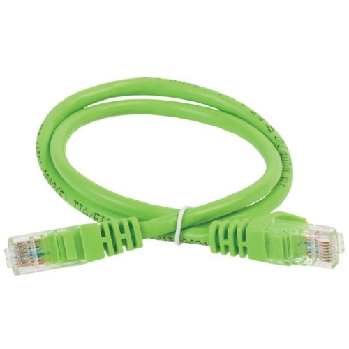 Патч-корд кат.5E UTP PVC 10м зел. ITK PC02-C5EU-10M