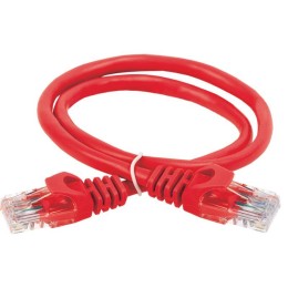 Патч-корд кат.6 UTP PVC 10м красн. ITK PC04-C6U-10M