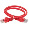 Патч-корд кат.6 UTP PVC 1м красн. ITK PC04-C6U-1M