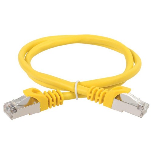 Патч-корд кат.5E FTP PVC 10м желт. ITK PC05-C5EF-10M