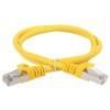 Патч-корд кат.5E FTP PVC 15м желт. ITK PC05-C5EF-15M