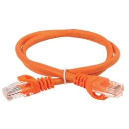 Патч-корд кат.5E UTP PVC 7м оранж. ITK PC07-C5EU-7M