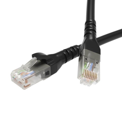 Патч-корд неэкранированный CAT5E U/UTP 4х2 LSZH 0.5м черн. DKC RN5EUU4505BK