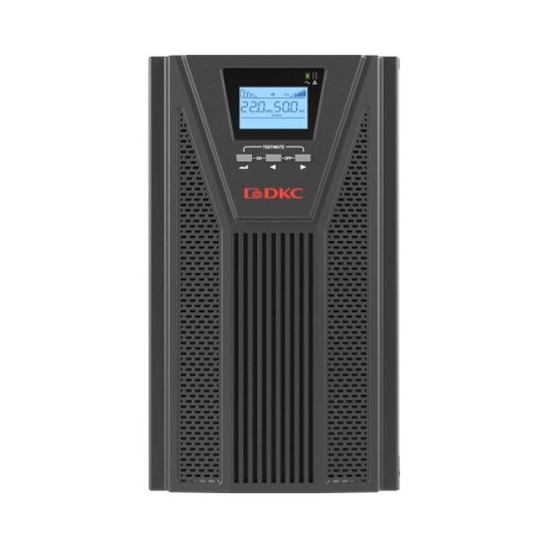 Источник бесперебойного питания онлайн для Small Tower 3000В.А/2700Вт 1/1 4хSchuko EPO USB RS-232 RJ45 без АКБ 7А.ч DKC SMALLT3A0PS