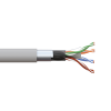 Кабель витая пара F/UTP кат.6 4 пары 23 AWG solid PVC сер. (уп.305м) TERACOM PRO EKF TRP-6FTP-04PVC-GY-IN3