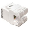 Модуль Keystone RJ45 кат.6 неэкранир. 110 IDC 180град. бел. TERACOM PRO EKF TRP-KSTN-180D-6UTP-WH