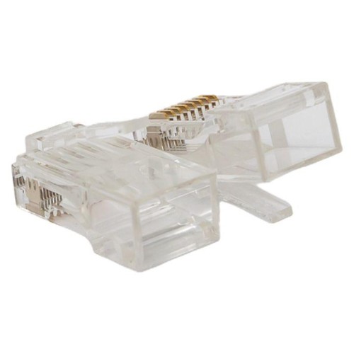 Коннектор RJ45 (8P8C) кат.6 неэкранир. 30мкд универс. (уп.20шт) TERACOM PRO EKF TRP-PLUG-6UTP-20