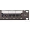 Патч-панель 19дюйм 1U кат.6 UTP неэкранир. 24 порта RJ45 Dual IDC TERACOM PRO EKF TRP-PPNL-6UTP-1U24