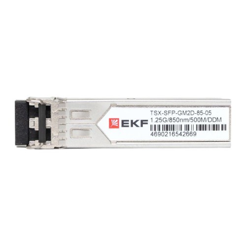 Модуль SFP 1.25Гб двойное многомодовое оптоволокно 850нм дальность 500м TSX EKF TSX-SFP-GM2D-85-05