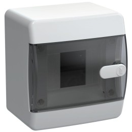 Корпус пластиковый ЩРН-П-4 IP41 черн. прозр. дверь UNION Compact IEK UIC-KP12-N-04-41-K01