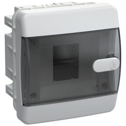 Корпус пластиковый ЩРВ-П-4 IP41 черн. прозр. дверь UNION Compact IEK UIC-KP12-V-04-41-K01