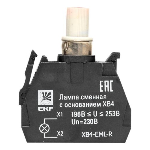 Лампа сменная с основанием XB4 красн. 230В PROxima EKF XB4-EML-R