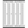 Табличка маркировочная CNU/8/251 от 251 до 300 (уп.500шт) DKC ZN8251