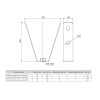 Подвес для профнастила с гайкой М10 EKF kp10120