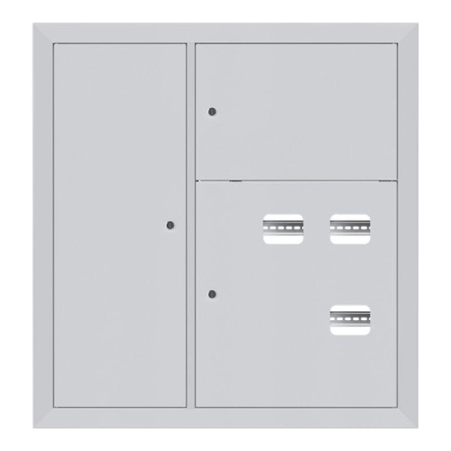 Щит этажный 3кв. слаботочка слева (1000х950х160) Basic EKF mb28-v-3z