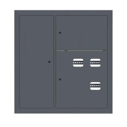 Щит этажный 3кв. слаботочка слева RAL7016 (1000х950х150) PROxima EKF mb29-v-3z-ral7016