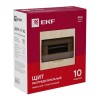 Щит ЩРН-П-10 IP41 светлое дерево PROxima EKF pb40-n-10-light