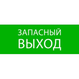 Пиктограмма "Запасный выход" 320х120мм (для EXIT SAFEWAY-40) EKF pkal-01-02