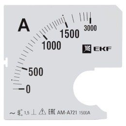 Шкала сменная для A721 1500/5А-1.5 PROxima EKF s-a721-1500