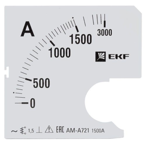 Шкала сменная для A721 1500/5А-1.5 PROxima EKF s-a721-1500