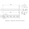 Консоль STRUT 41х21 L150 1.5мм сталь EKF stk412115-1.5