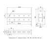 Консоль STRUT двойная 41х41 L250 сталь HDZ гор. оцинк. EKF stkd414125-HDZ