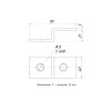 Прижим STRUT балочный Z-образн. (5мм) EKF stpbz-5