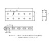 Профиль STRUT двойной 41х41 L1100 2.5мм HDZ EKF stpd4141110x2.5-HDZ