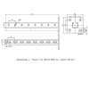 Стойка STRUT 41х41 L1000 сталь EKF sts4141100